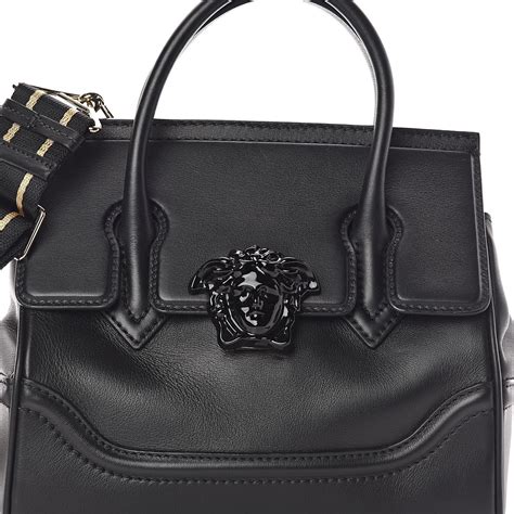 versace palazzo empire medium|VERSACE Calfskin Medium Palazzo Empire Bag Black.